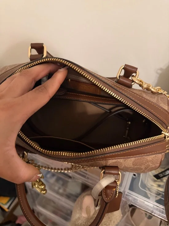 COACH Rowan Satchel Bag - Picture 5 of 10